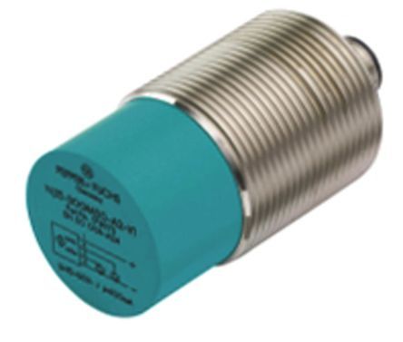 NBN25-30GM50-E2-V1, Pepperl + Fuchs M30 x 1.5 Inductive Sensor - Barrel, PNP-NO Output, 25 mm Detection, IP67, M12 - 4 Pin Terminal, Индуктивный датчик приближения