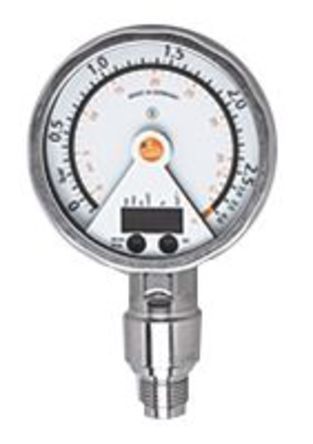 PG2456, ifm electronic Pressure Sensor for Gas, Liquid , 2.5bar Max Pressure Reading Analogue + PNP-NO/NC Programmable, Датчик давления