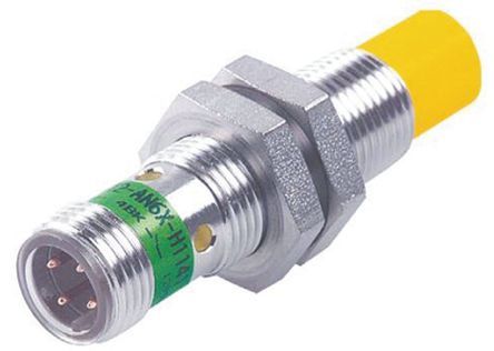 NI 8U-M12-AP6X-H1141, Turck M12 x 1 Inductive Sensor - Barrel, PNP-NO Output, 8 mm Detection, IP67, M12 - 4 Pin Terminal, Индуктивный датчик приближения