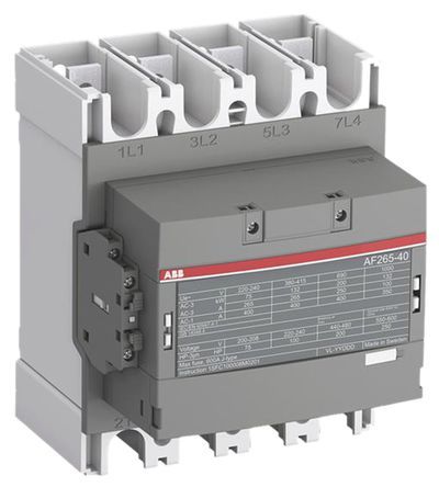 1SFL547102R1311, ABB 4 Pole Contactor - 400 A, 230 V ac Coil, AF Range, 4NO, 132 kW, Контактор