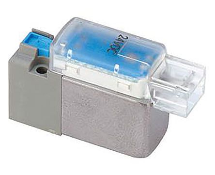 V114A-5LOU, SMC 3 Pneumatic Solenoid Valve Solenoid/Spring V100 Series, Клапан