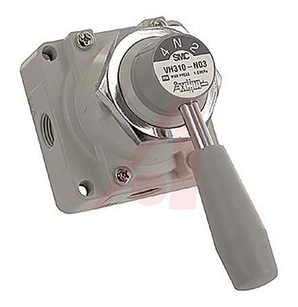 VH300-N03, SMC Lever 4/3 Pneumatic Manual Control Valve VH300 Series, Клапан