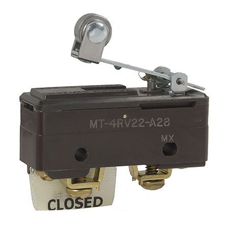 MT-4RV22-A28, Honeywell SPDT Roller Lever Microswitch, 10 A, Микропереключатель