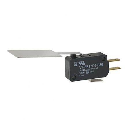 V7-5F17D8-336, Honeywell SPDT Paddle Lever Microswitch, 3 A, Микропереключатель