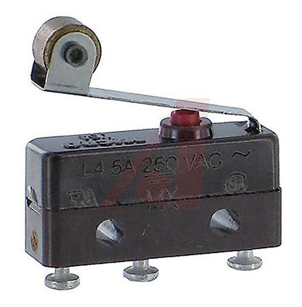 111SM2-T, Honeywell SPDT Roller Lever Microswitch, 5 A, Микропереключатель