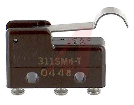 311SM4-T, Honeywell SPDT Roller Lever Microswitch, 5 A, Микропереключатель