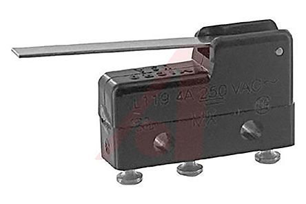 311SM702-T, Honeywell SPDT Straight Lever Microswitch, 4 A, Микропереключатель