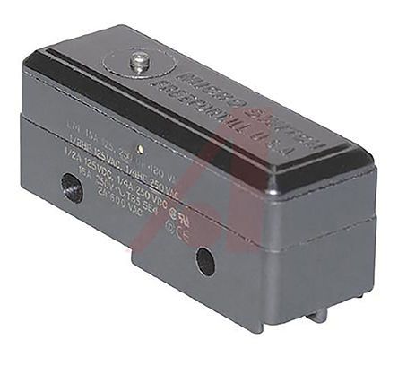 BZ-2R, Honeywell SPDT Pin Plunger Microswitch, 15 A, Микропереключатель