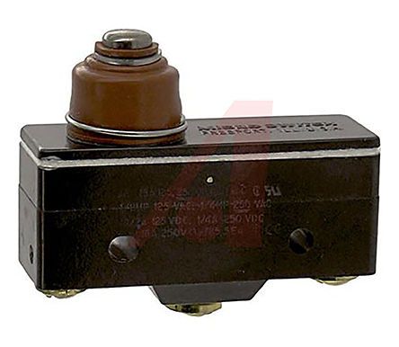 BZ-2RDS-A2-S, Honeywell SPDT Plunger Microswitch, 15 A, Микропереключатель