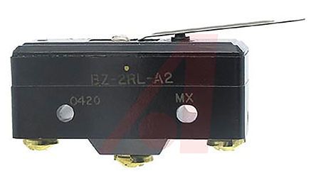 BZ-2RL-A2, Honeywell SPDT Lever Microswitch, 15 A, Микропереключатель