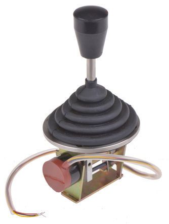 J101 169003 R502, RS PRO, 1 Way Joystick Controller Knob, Single Axis Potentiometric, IP64 Rated, Джойстик-переключатель