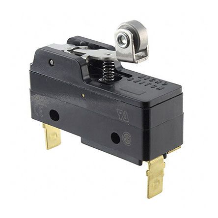 BZ-2RW822-D5, Honeywell SPDT Roller Lever Microswitch, 15 A, Микропереключатель