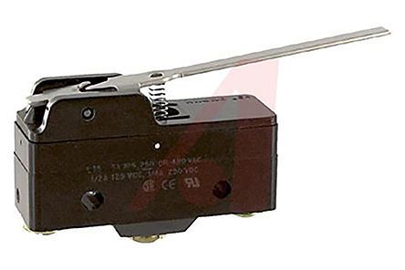 BZ-2RW8244-A2, Honeywell SPDT Straight Lever Microswitch, 5 A, Микропереключатель