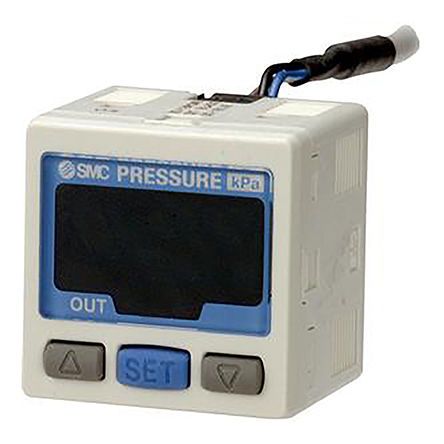 ISE30A-N01-P, SMC Pressure Switch, NPT 1/8 -0.1MPa to 1 MPa