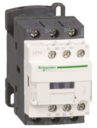 LC1D386FE7, Schneider Electric 3 Pole Contactor - 38 A, 115 V ac Coil, TeSys D, 3NO, Контактор