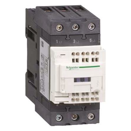 LC1D40A3B7, Schneider Electric 3 Pole Contactor - 40 A, 24 V ac Coil, TeSys D, 3NO, Контактор