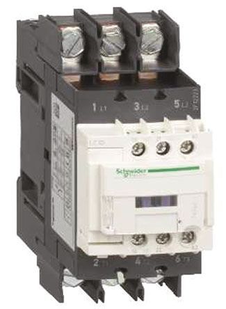 LC1D40A6B7, Schneider Electric 3 Pole Contactor, 24 V ac Coil, TeSys D, 3NO, Контактор