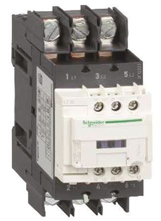 LC1D50A6FD, Schneider Electric 3 Pole Contactor - 50 A TeSys D, 3NO, Контактор