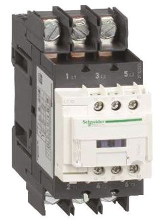 LC1D65A6UD, Schneider Electric 3 Pole Contactor - 65 A TeSys D, 3NO, Контактор