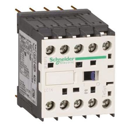 LC1K06015Q7, Schneider Electric 3 Pole Contactor - 6 A, 400 V ac Coil, TeSys K, 3NO, 3 kW, Контактор