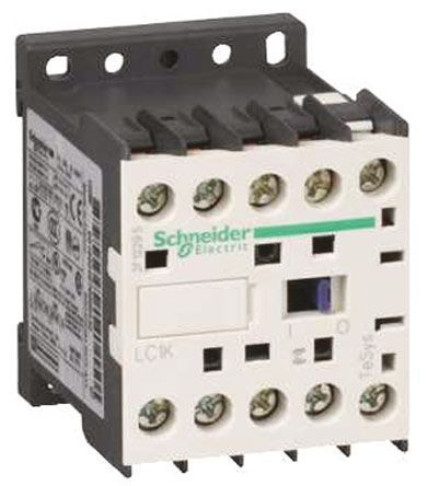 LC1K09004S7, Schneider Electric 4 Pole Contactor - 20 A, 500 V ac Coil, TeSys K, 4NO, Контактор