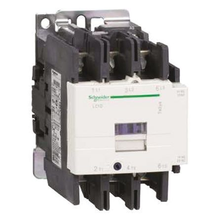 LC1D806FW, Schneider Electric 3 Pole Contactor - 80 A TeSys D, 3NO, Контактор