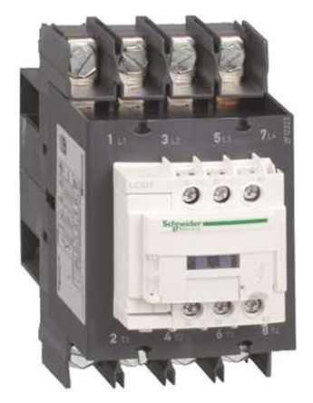 LC1DT60A6B7, Schneider Electric 4 Pole Contactor, 24 V ac Coil, TeSys D, 4NO, Контактор