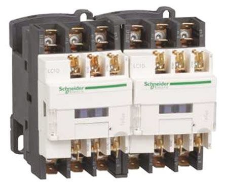 LC2D099B7, Schneider Electric 3 Pole Reversing Contactor, 24 V ac Coil, TeSys D, 5.5 kW, Контактор