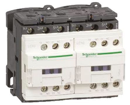 LC2D09M7V, Schneider Electric 3 Pole Reversing Contactor, 230 V ac Coil, TeSys D, 5.5 kW, Контактор