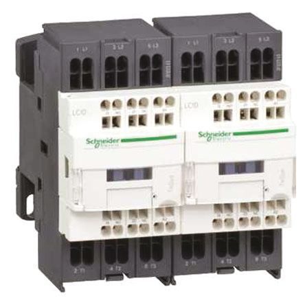 LC2D123F7, Schneider Electric 3 Pole Reversing Contactor, 110 V ac Coil, TeSys D, 7.5 kW, Контактор