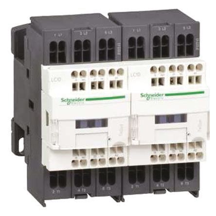 LC2D183FE7, Schneider Electric 3 Pole Reversing Contactor, 110 V ac Coil, TeSys D, 7.5 kW, Контактор