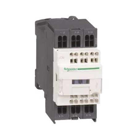 LC1D123UD, Schneider Electric 3 Pole Contactor - 16 A, 230 V dc Coil, TeSys D, 3NO, 7.5 kW, Контактор