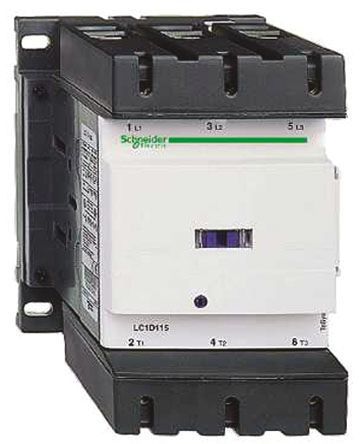 LC1D1506T7, Schneider Electric 3 Pole Contactor - 150 A TeSys D, 3NO, Контактор