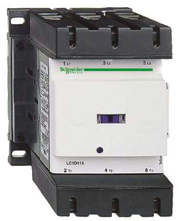 LC1D1506FE7, Schneider Electric 3 Pole Contactor, 115 V ac Coil, TeSys D, 3NO, Контактор