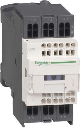 LC1D323FL, Schneider Electric 3 Pole Contactor - 32 A, 110 V dc Coil, TeSys D, 3NO, 18.5 kW, Контактор