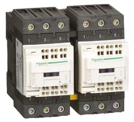 LC2D40A3M7, Schneider Electric 3 Pole Reversing Contactor, 230 V ac Coil, TeSys D, 30 kW, Контактор