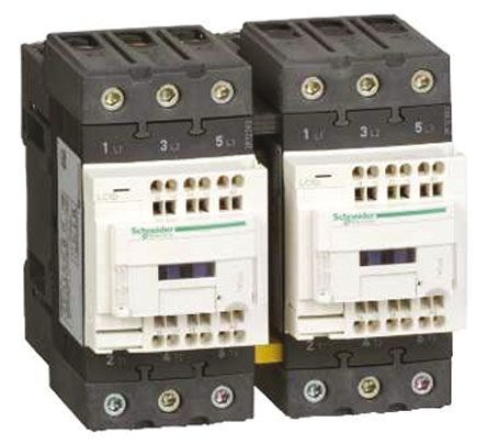 LC2D40A3MD, Schneider Electric 3 Pole Reversing Contactor, 230 V dc Coil, TeSys D, 30 kW, Контактор