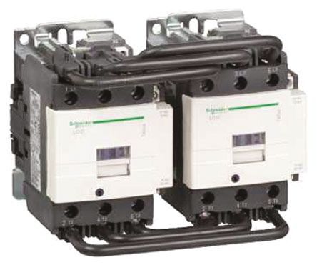 LC2D80K7, Schneider Electric 3 Pole Reversing Contactor, 110 V ac Coil, TeSys D, 55 kW, Контактор