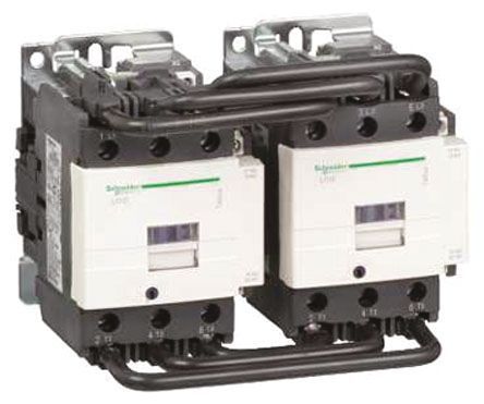 LC2D95F5, Schneider Electric 3 Pole Reversing Contactor, 110 V ac Coil, TeSys D, 55 kW, Контактор