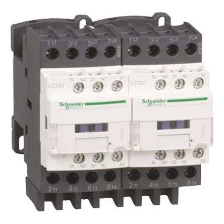 LC2DT20E7, Schneider Electric 4 Pole Reversing Contactor, 48 V ac Coil, TeSys D, Контактор