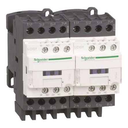 LC2DT32B7, Schneider Electric 4 Pole Reversing Contactor, 24 V ac Coil, TeSys D, Контактор