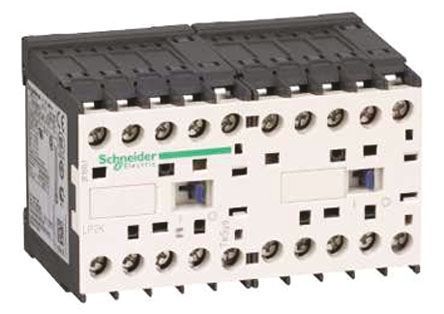 LP2K06015BD, Schneider Electric 3 Pole Reversing Contactor - 6 A, 24 V dc Coil, TeSys K, 3NO, 3 kW, Контактор