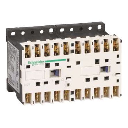 LP2K06107BD, Schneider Electric 3 Pole Reversing Contactor - 6 A, 24 V dc Coil, TeSys K, 3 kW, Контактор