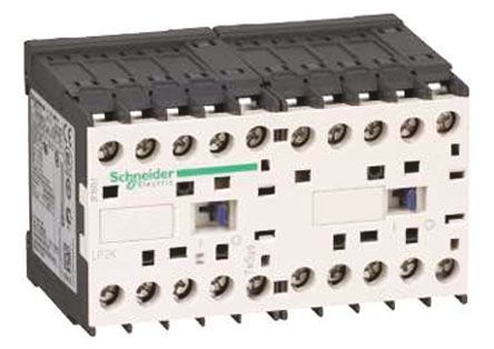 LP2K09015BD, Schneider Electric 3 Pole Reversing Contactor - 20 A, 24 V dc Coil, TeSys K, 3NO, 4 kW, Контактор