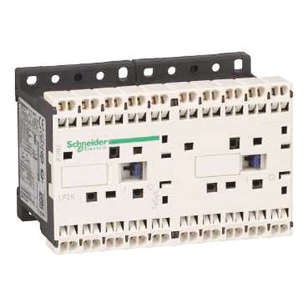 LP2K12103BD, Schneider Electric 3 Pole Reversing Contactor - 20 A, 24 V dc Coil, TeSys K, 5.5 kW, Контактор