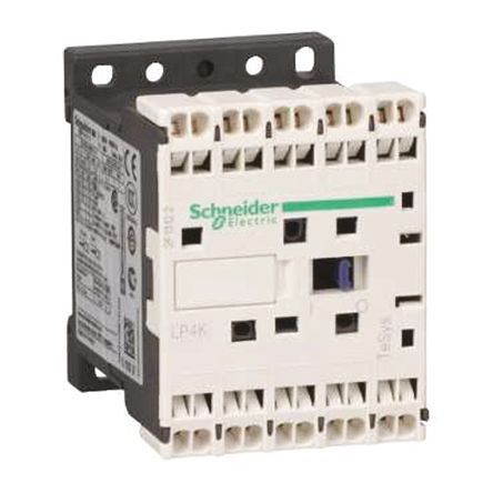 LP4K06013BW3, Schneider Electric 3 Pole Contactor - 6 A, 24 V dc Coil, TeSys K, 3NO, 3 kW, Контактор