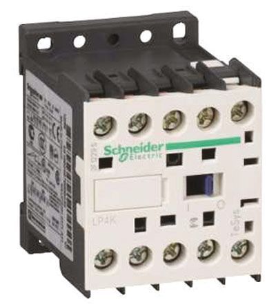 LP4K12004JW3, Schneider Electric 4 Pole Contactor - 20 A, 12 V dc Coil, TeSys K, 4NO, Контактор