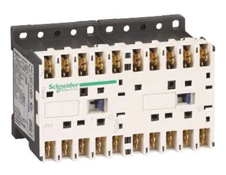 LP5K06017BW3, Schneider Electric 3 Pole Reversing Contactor - 6 A, 24 V dc Coil, TeSys K, 3NO, 3 kW, Контактор