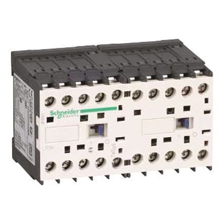 LP5K06015BW3, Schneider Electric 3 Pole Reversing Contactor - 6 A, 24 V dc Coil, TeSys K, 3NO, 3 kW, Контактор