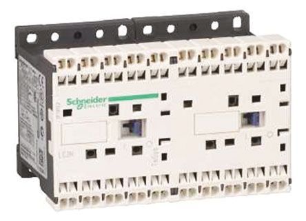 LC2K06013B7, Schneider Electric 3 Pole Reversing Contactor - 6 A, 24 V ac Coil, TeSys K, 3NO, 3 kW, Контактор